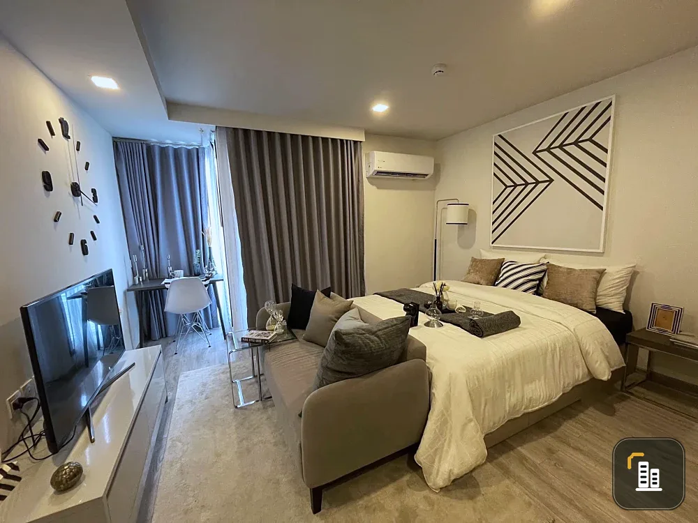 Condo for rent, Maestro 14 Siam-Ratchathewi, outstanding beautiful view. Completely awesome machine like this. Don't miss it.