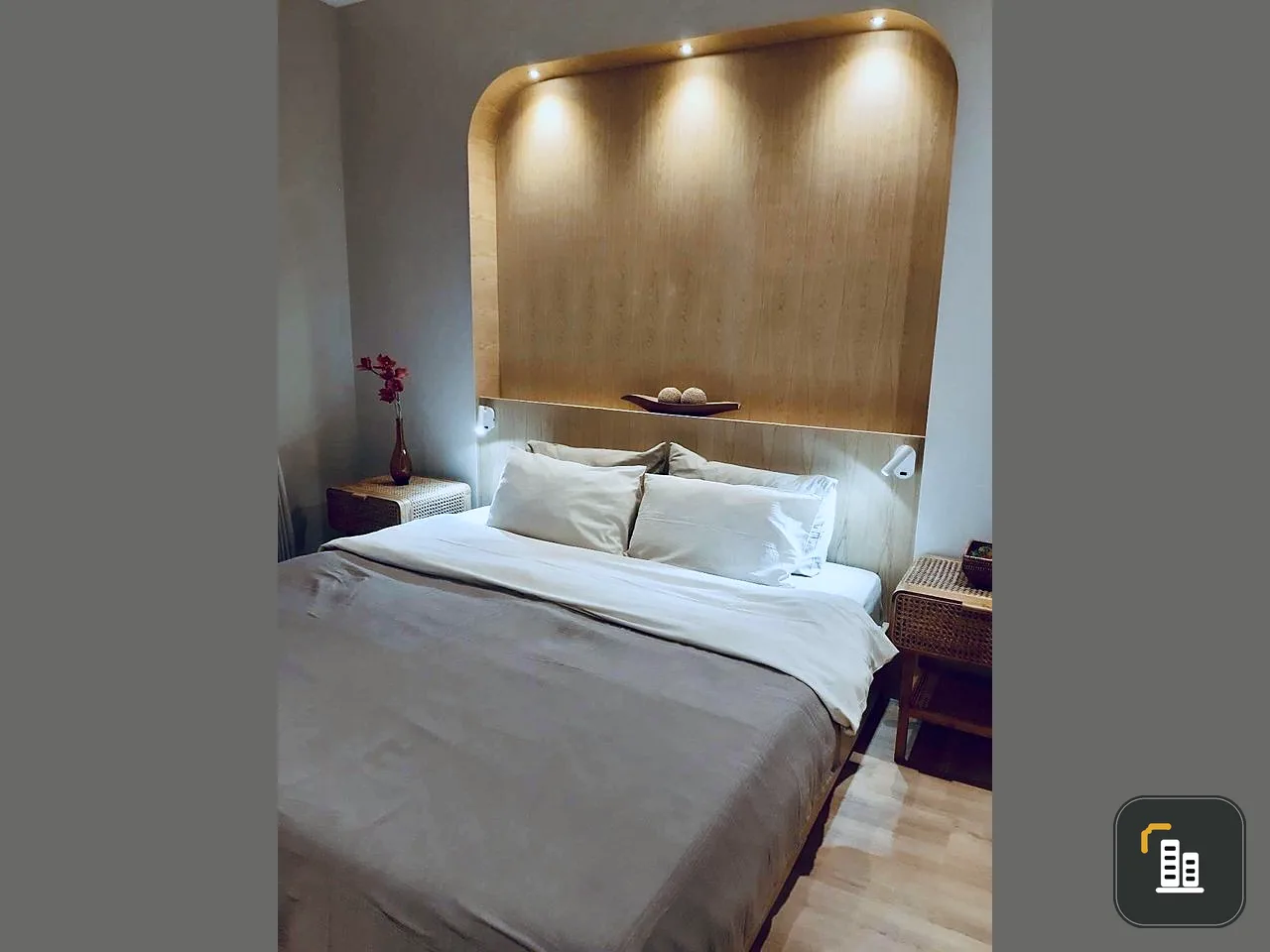 Sell Rent Condo Villa Ratchathewi Corner room Decorated in Japandi style, very good price, just bring your own luggage and move in, don't miss it