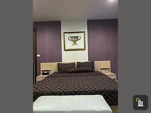 For rent!! Condo Rhythm Ratchada, 15th floor, Building A, corner room, fully furnished, city view, privacy, hurry up and book now!!