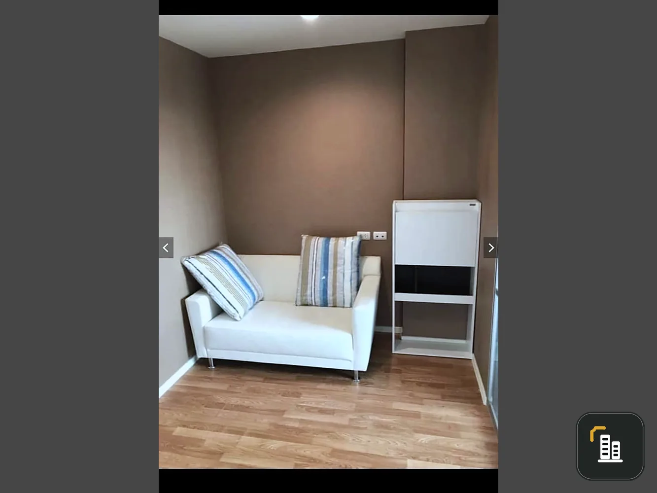 For sale, Lumpini Nawamin Sriburapha, 1 bedroom, separate kitchen, fully furnished, 22 sq m, ready to move in immediately. Hurry up to reserve it.
