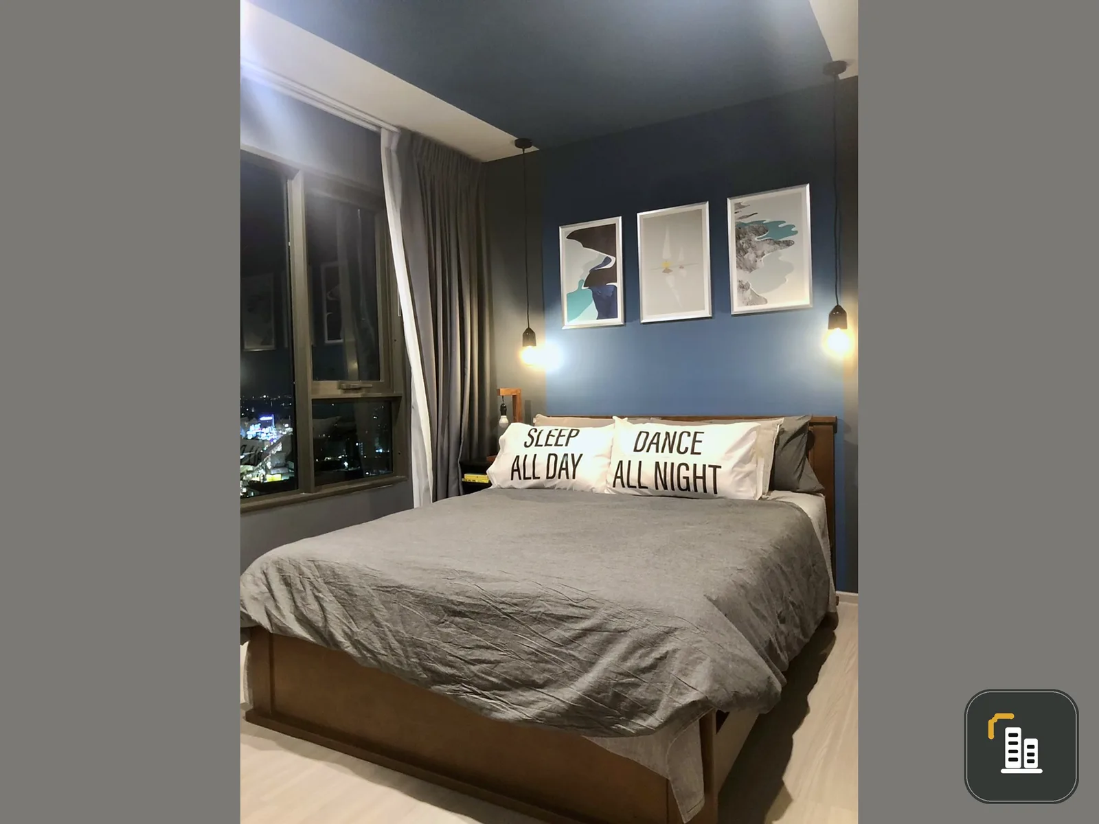 Corner room with the best view to describe. Life Ladprao Condo for rent. Beautiful room that is fully furnished for you. Come and rent ^^