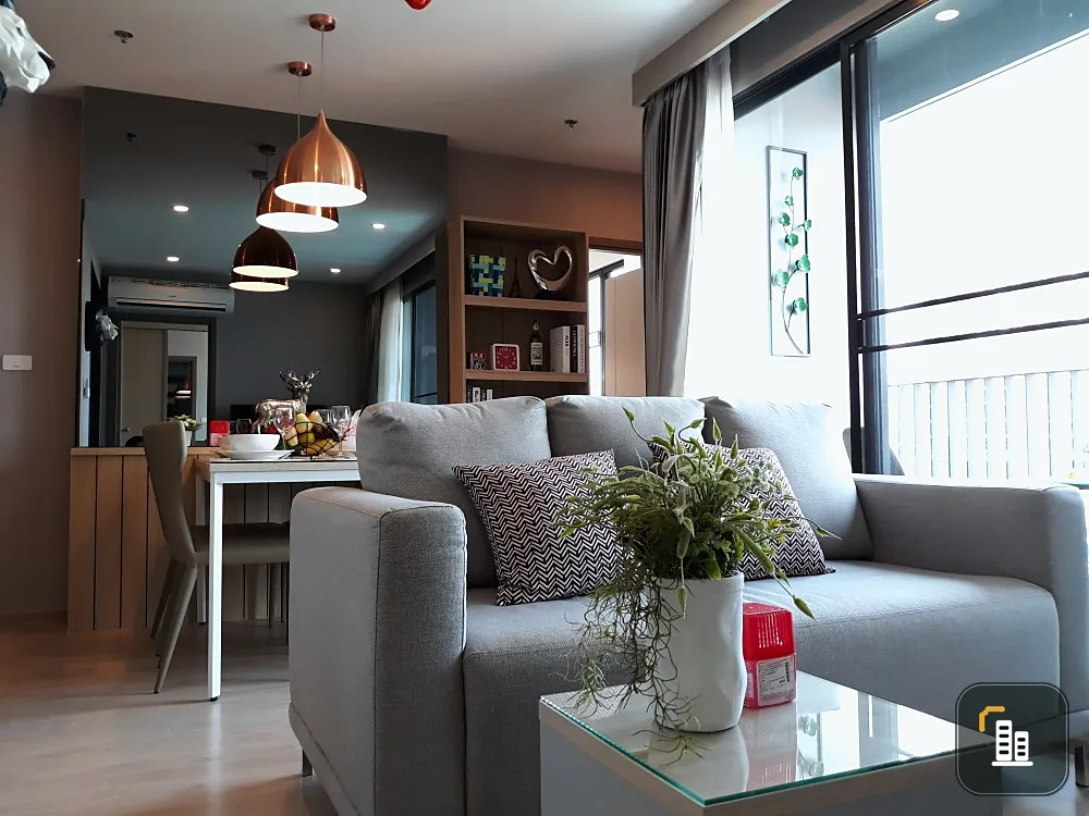 Condo for rent, Ideo O2, beautiful decorated room, corner room, wide face (rare), get a full view of the pool, book now.