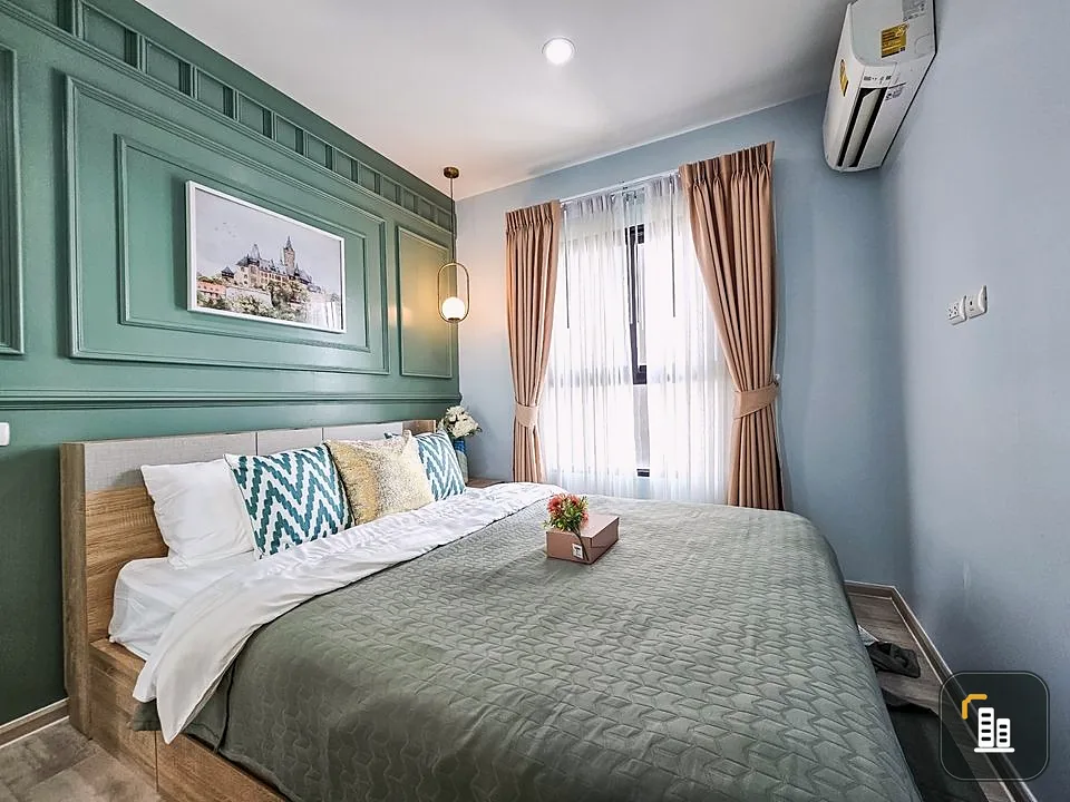 Condo for sale, Plum Condo Central Station, high floor, very beautifully decorated room, super tone control, can't reserve it anymore, hurry up.