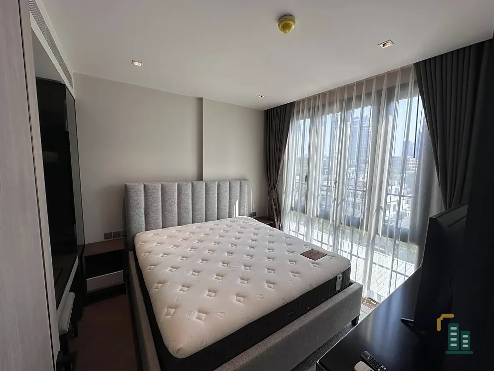 Condo for sale and rent, The Reserve Sukhumvit 61, 5th floor, corner room with privacy Complete in one place, buy now.