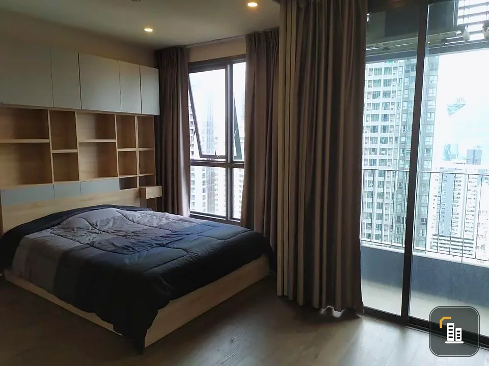 For rent, Ideo Q Siam-Ratchathewi, 25th floor, good view, complete with decoration. Hurry up to reserve before it's out of hand.