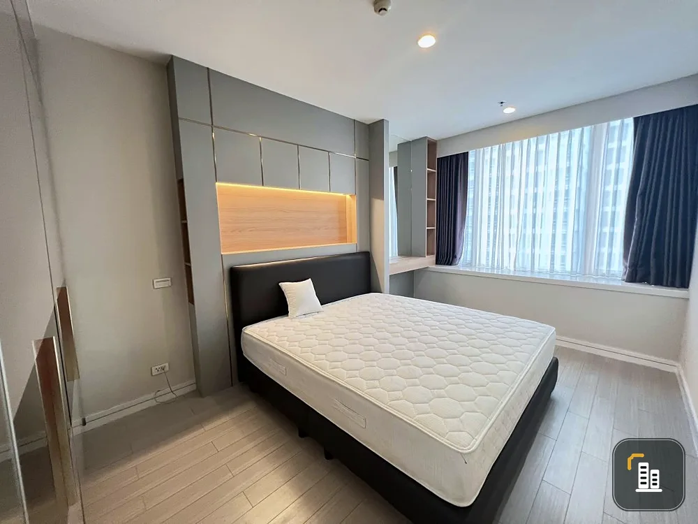 Condo for rent, TC Green Rama 9, nice room, well proportioned, built-in, high floor, cute price, hurry to book