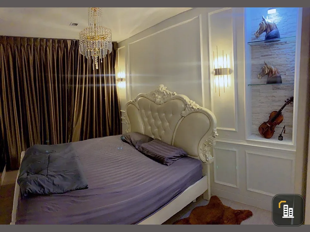 Condo for rent, sale, Life Asoke-rama 9, room decorated in modern style, wide size, 7th floor, good price, don't miss it
