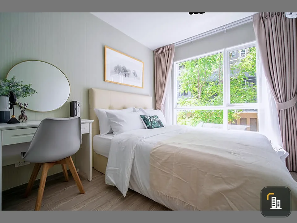 Condo for rent, Regent Home Sukhumvit 97/1, nice room, decorated with comfortable colors, great price, don't miss it.