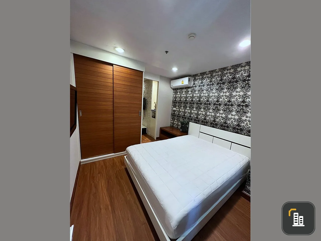 Sell, rent, Bangkok Horizon, Ramkhamhaeng, wallpaper attached to the whole room, unblocked view, interested, must hurry to reserve