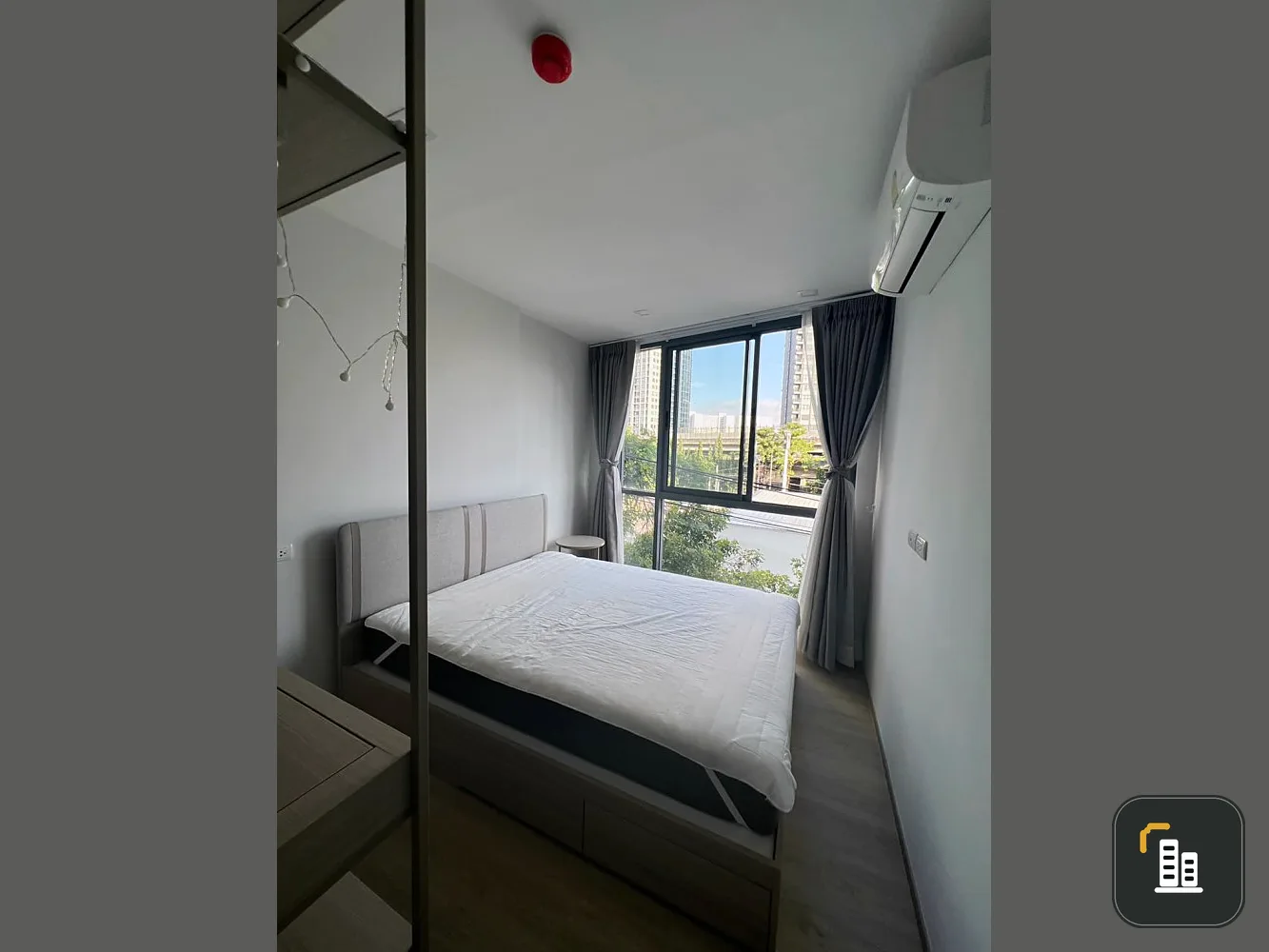 Condo for rent, the nest Sukhumvit 71, nice room, good size, fully furnished, 4th floor, not hot weather, don't miss it