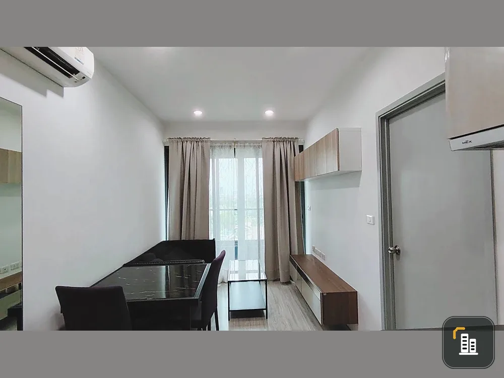 Condo for rent or sale, Ideo Mobi Sukhumvit Eastgate, nice room, modern style, soft tones, don't miss it