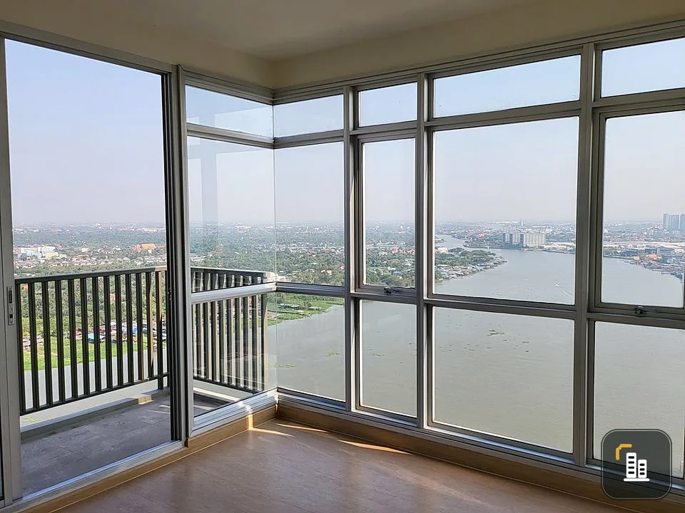 Condo for sale, Manor Sanam Bin Nam, 2 bedrooms, 2 bathrooms, has a very beautiful view. Facilities available, book now.