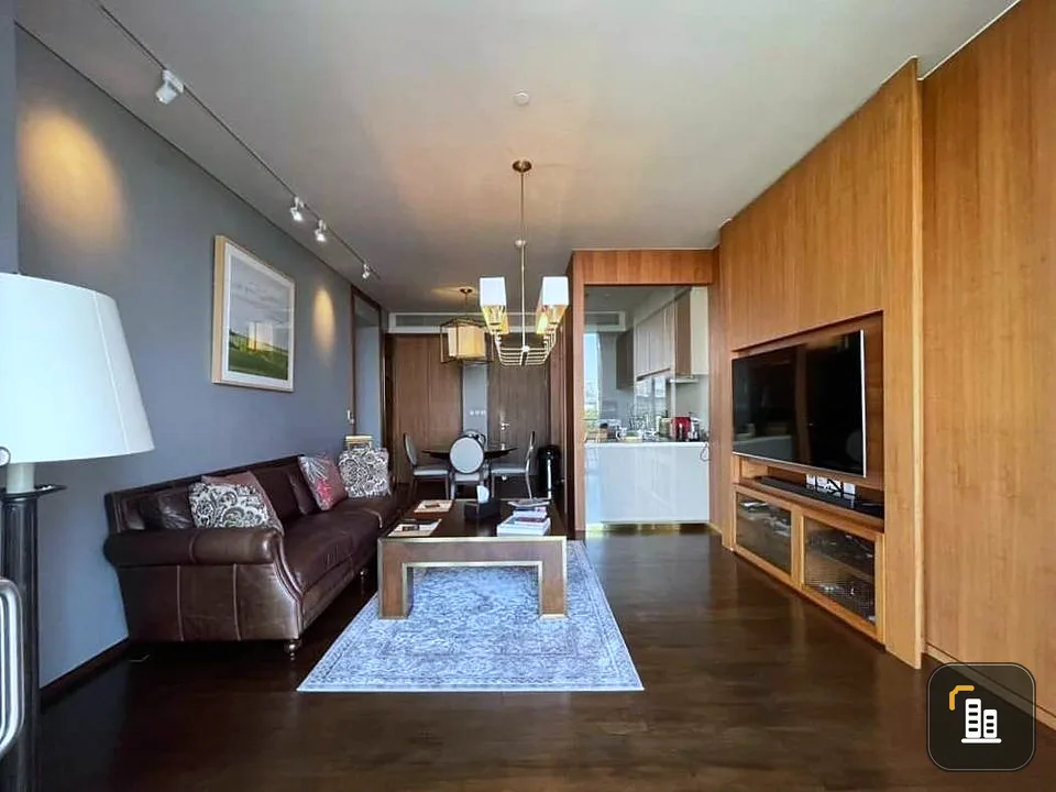 Selling The Sukhothai Residences, a luxury condo, the most spacious room Built-in in the whole room, full You can reserve first.