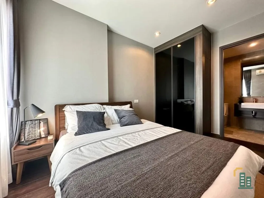 Condo for rent, C Ekkamai, 1 bedroom, 1 bathroom, nice decoration, cool breeze, very beautiful view, clear, book now.