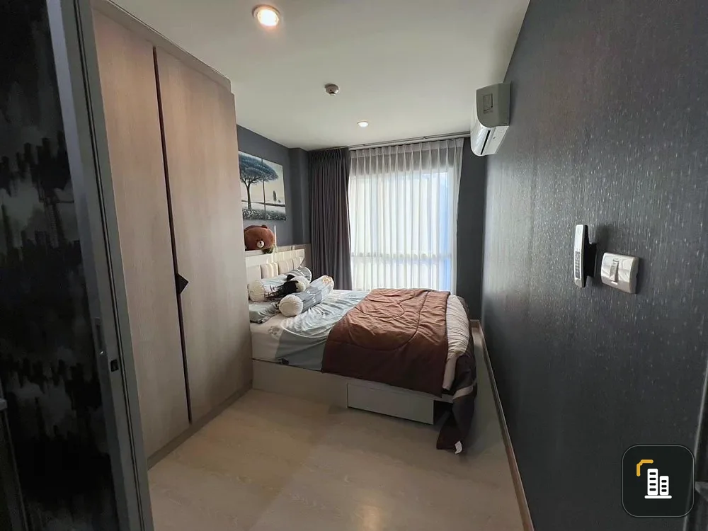 Sell The Kith Plus Sukhumvit 113, 1 bedroom, 1 bathroom, fully furnished. Full built-in room, don't miss it