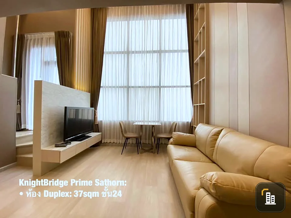 Condo for rent, Knight Bridge Prime Sathorn, nice room, built-in furniture, good price, not booking is a big mistake