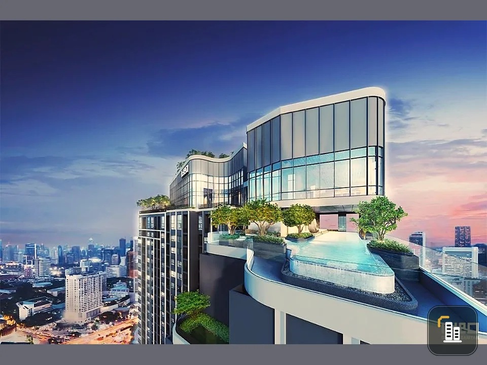 Sale down payment IDEO Chula-Samyan, STUDIO room, high floor, good view and convenient transportation Hurry up to be the owner.