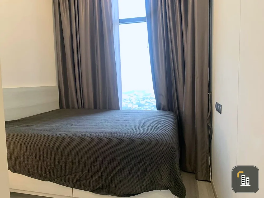 For rent!! Condo The Line Sukhumvit 101, 32nd floor, beautiful room, fully furnished. Ready to move in. Don't miss it!!