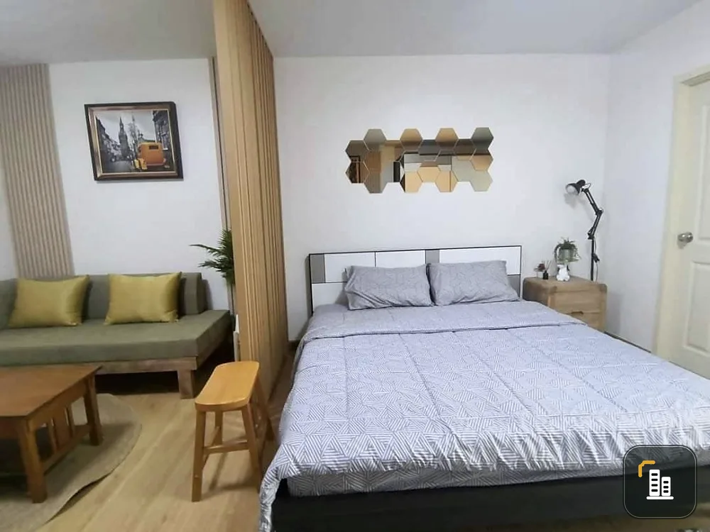 For rent, Supalai City Resort Chaengwattana, fully furnished room, fully furnished, electrical appliances Hurry up to reserve before you miss it.