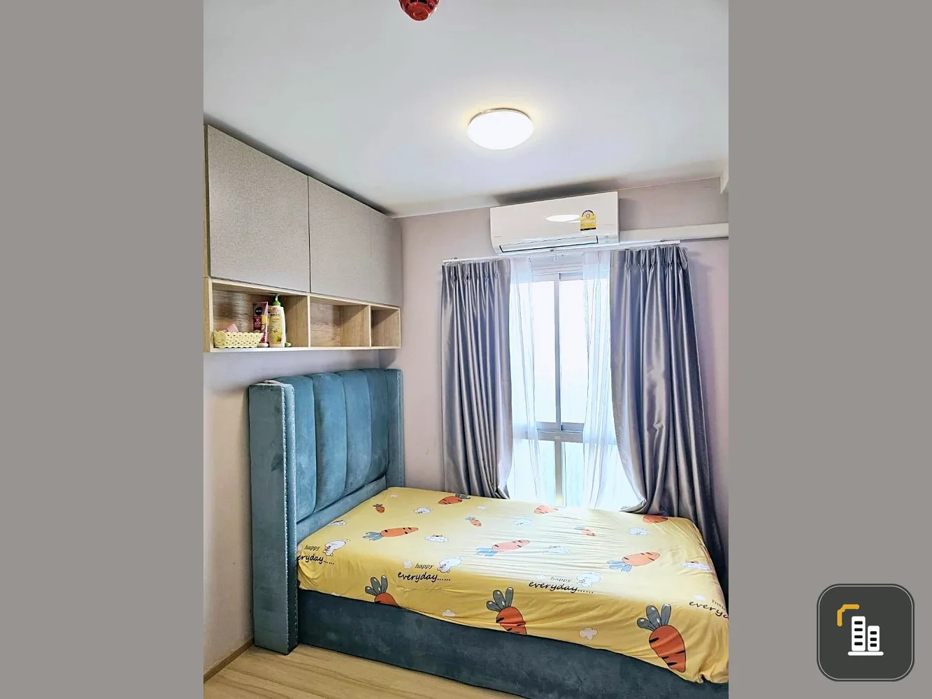 For sale, Plum Condo Chaengwattana Station, 4th floor, Building B, fully furnished room, ready to move in, book now, don't miss it.