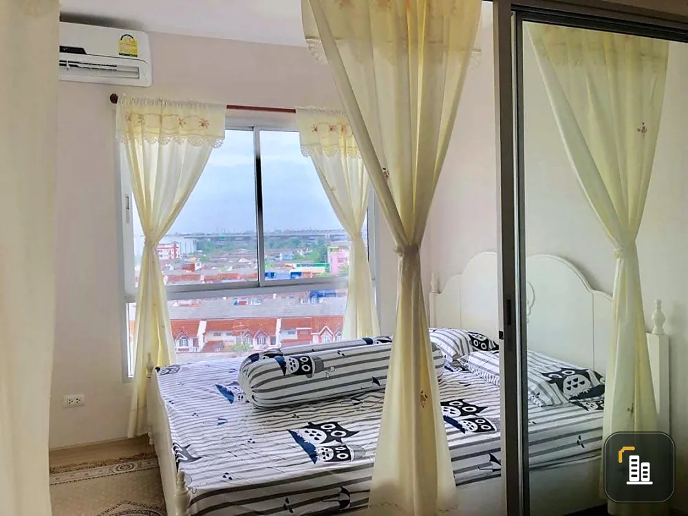 Sale Plum Condo Bangyai Station, furniture + complete set of electrical appliances Super affordable price, book now.
