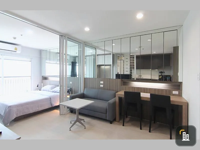 Sym Vipa Ladprao for sale, beautiful room, newly decorated, just finished, 16th floor, very beautiful view, you will regret it!