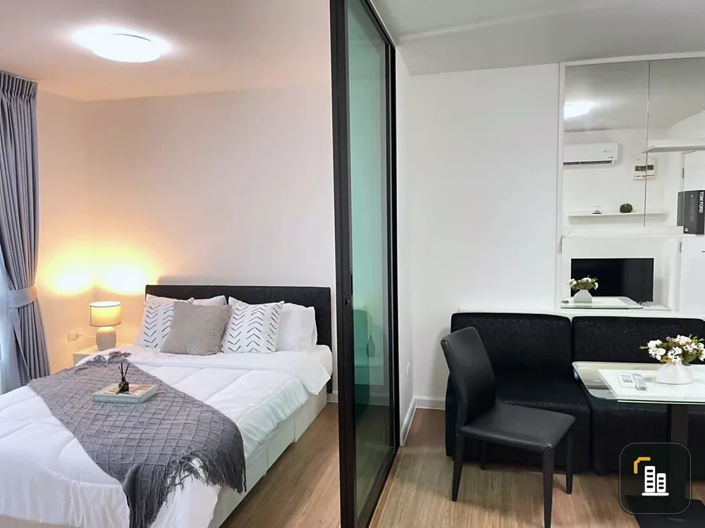 For rent, Icon Condo Salaya, fully furnished room, fully furnished, electrical appliances Carry one bag and enter.