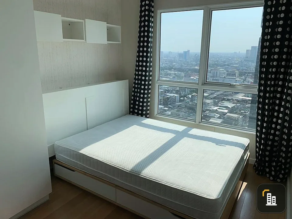 Condo for rent, Condo lette Ize Ratchathewi, 27th floor, unblocked view, room on the edge, quiet and quite private, hurry to book