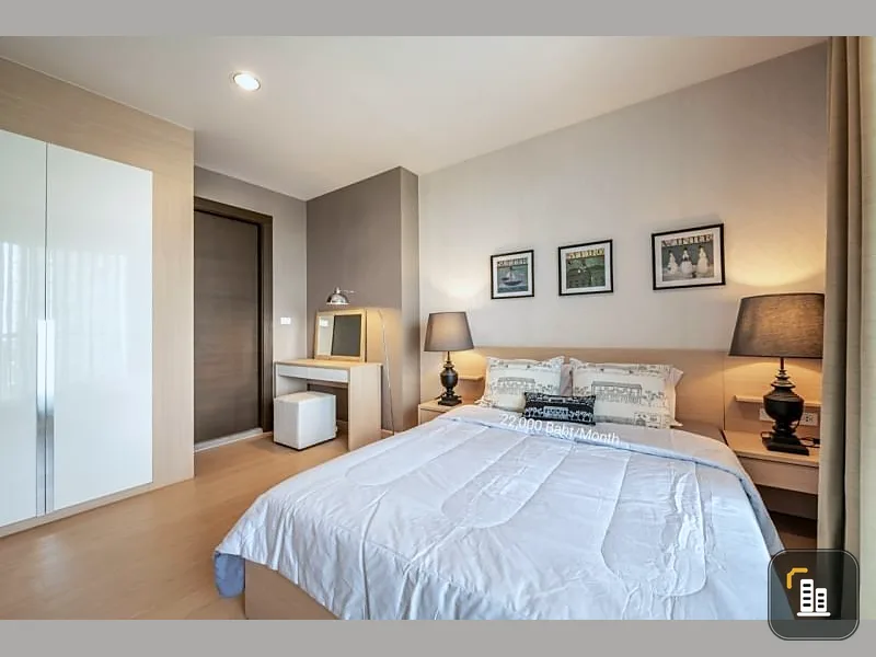 Condo for rent, Rhythm Ratchada, east facing, receives morning sun, shaded room in the afternoon, not hot in the sun.