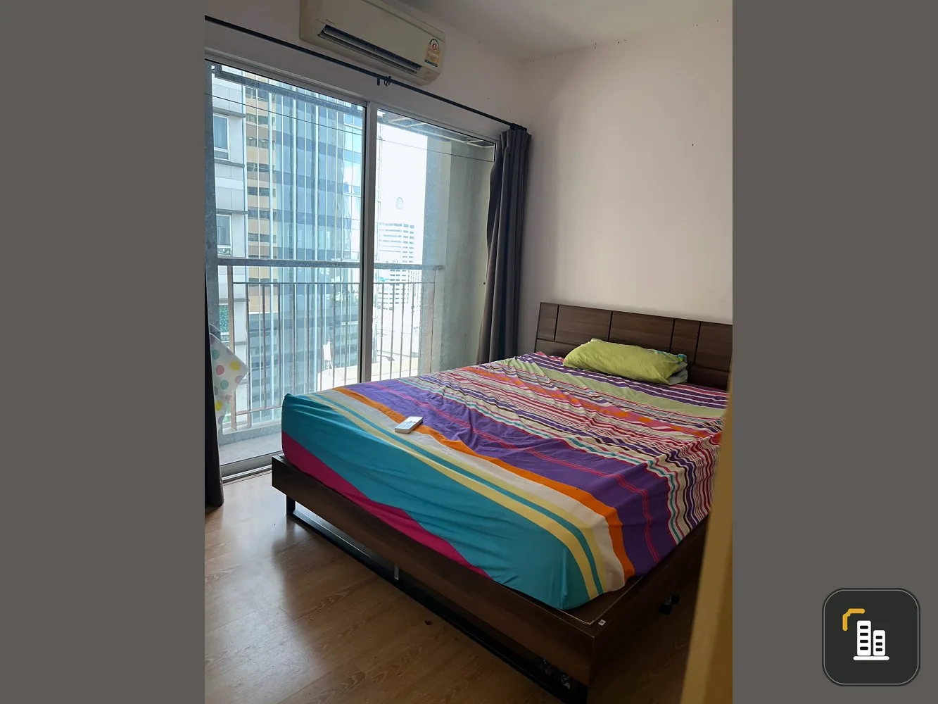 Come on! Condo for rent Sim Vipha-Ladprao The room is ready. spacious You can make an appointment with friends to come to a party. Rent it.