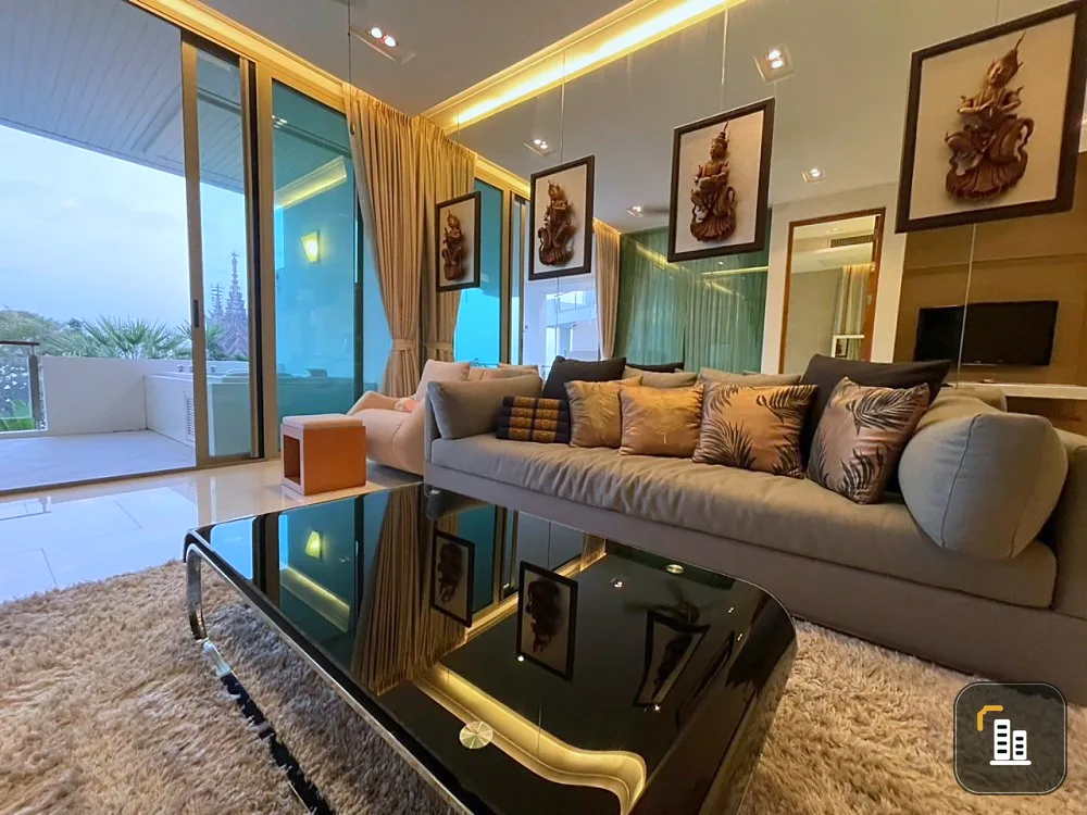 Sell, rent, The Sanctuary, Wong Amat (North Pattaya), wide balcony, sea view, don't just look, hurry up and book now.
