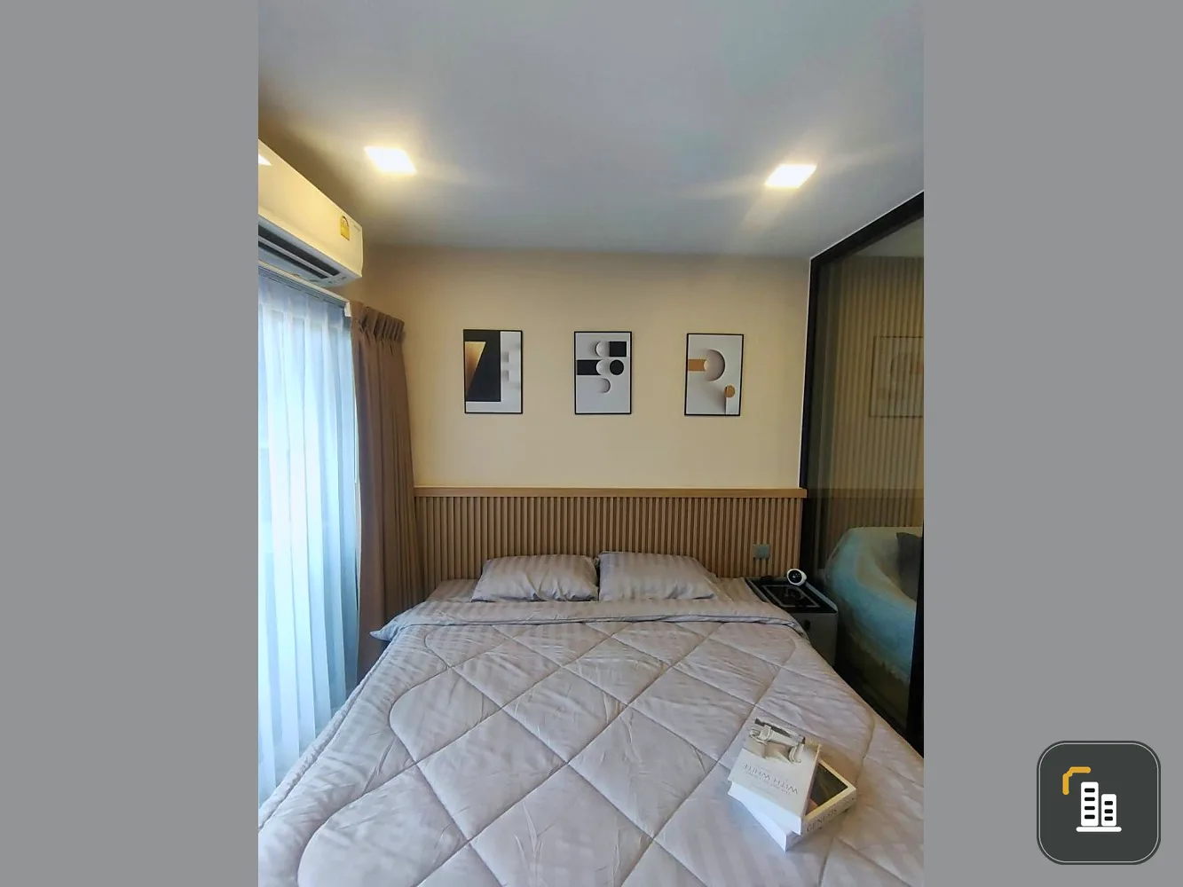 For rent, Kev Eva, Exclusive room, 6th floor, pool view, fully decorated, beautiful, inviting, hurry to book, don't wait, hurry up.