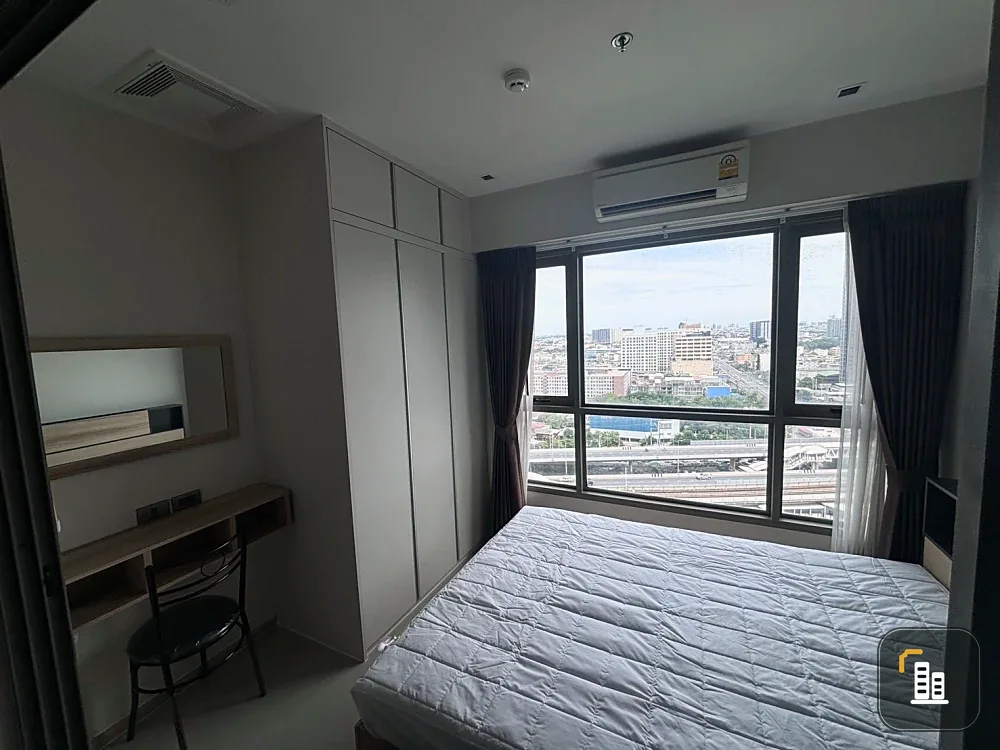 Condo for rent, Whizdom Station Ratchada-Thapra, ready to see and move in, attractive price, hurry to reserve.
