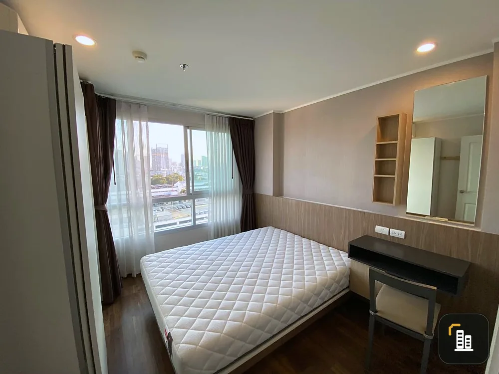 For sale, U Delight Ratchavipha, nice room, clean, quiet atmosphere, city view, complete electrical appliances, hurry to book.