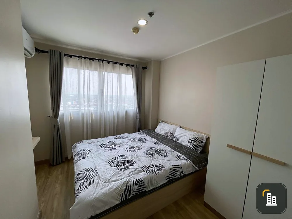 For rent, Lumpini Condo Town Nawamin-Ramintra, 14th floor, high view, low price, don't wait, hurry up and reserve it.