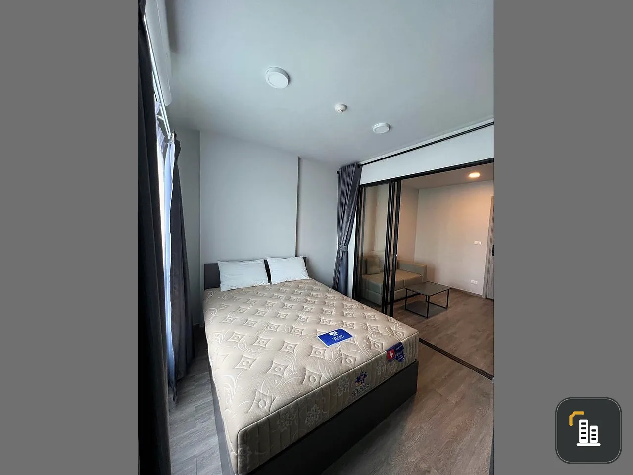 Condo for sale, rent, Monte Rama 9, partitioned room perfectly divided zones Hurry up to reserve. Don't wait.