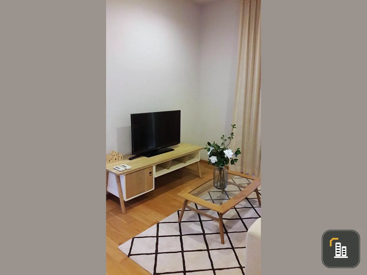 Selling Keyne By Sansiri, 12th floor, super spacious room with furniture You can only come and move in. Hurry up.