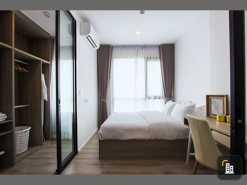 For Rent Knightsbridge Sukhumvit-Thepharak Open, airy, beautiful room, fully furnished, ready to move in. Book now, don't miss it.