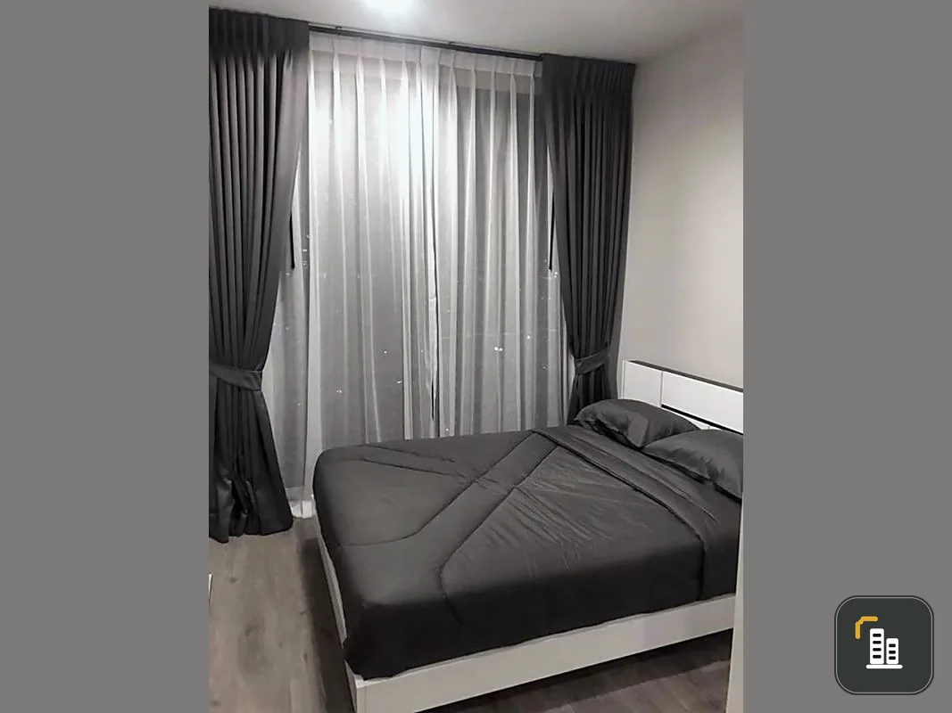 The room that cares about the tenants the most All conveniences are in this room, this condo, Whizdom Avenue, Ratchada, Ladprao, urgent rent