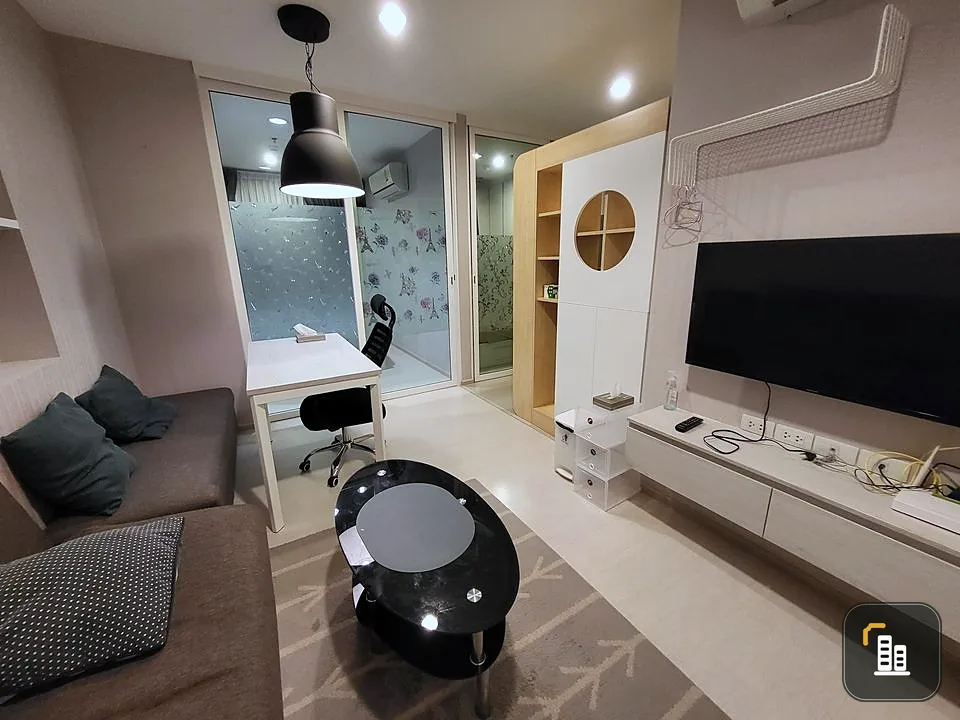 For sale, rent, Aspire Erawan, 19th floor, fully furnished, ready to move in Let me tell you that you don't miss it. Book now. Hurry up.