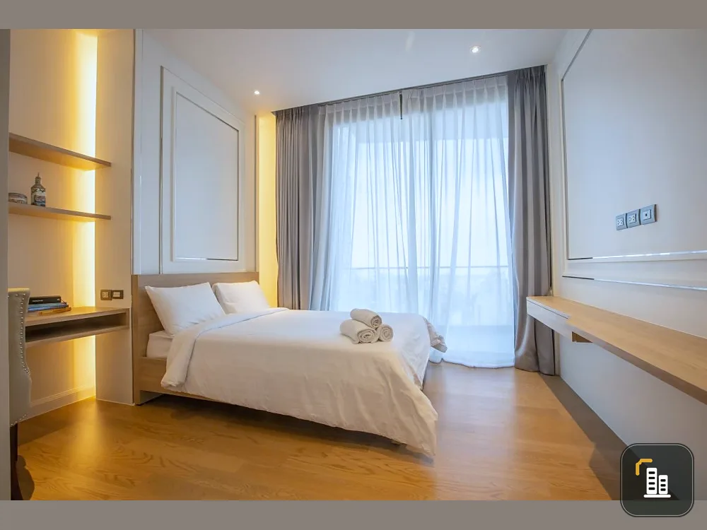 Condo for rent, Magnolias Waterfront Residences, luxury decoration, super beautiful view, ready to move in, book now.