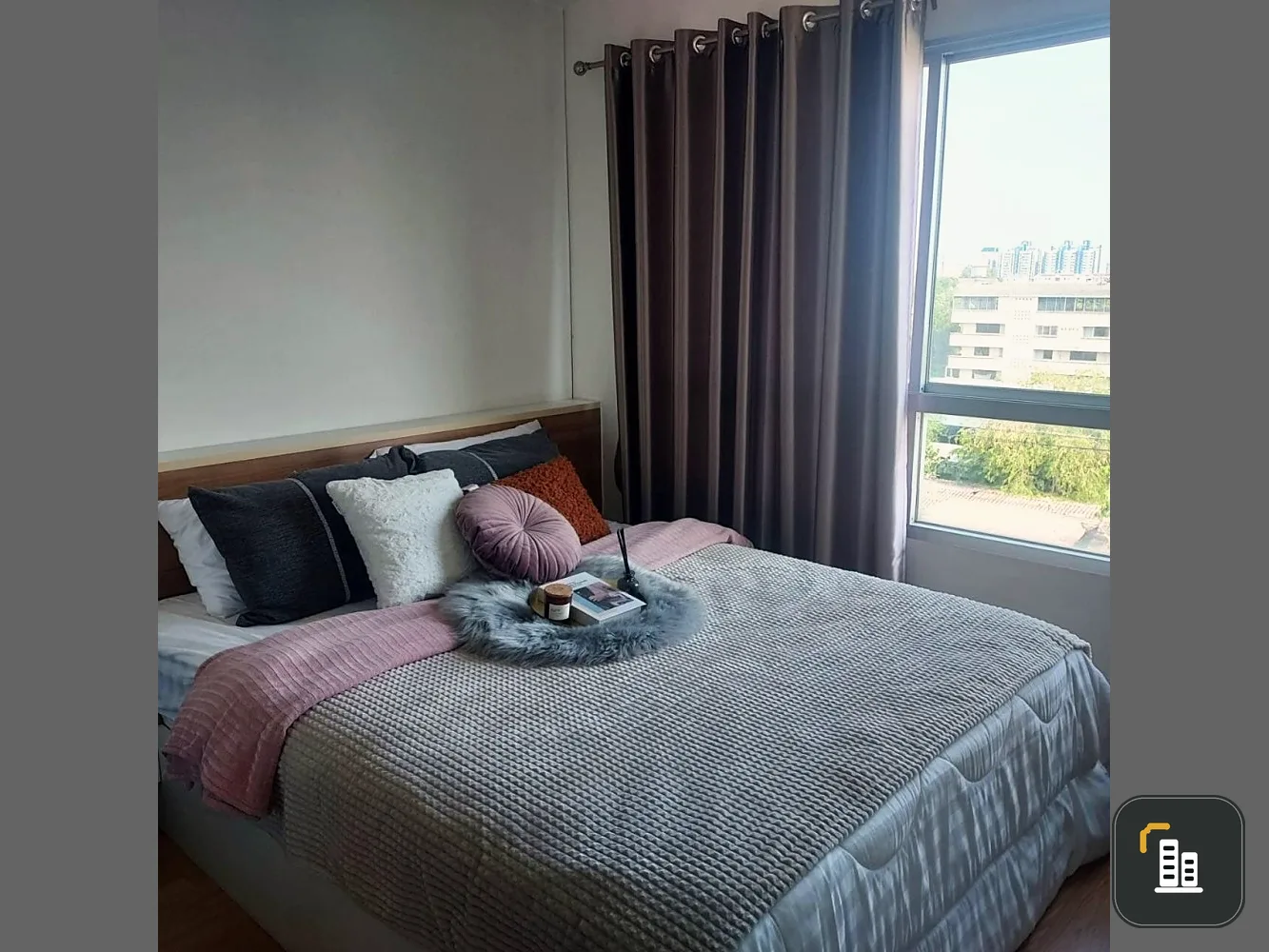Condo for sale, Lumpini Ville On Nut 46, nice room, proportion, fully furnished, 6th floor, good view, good price, hurry to book