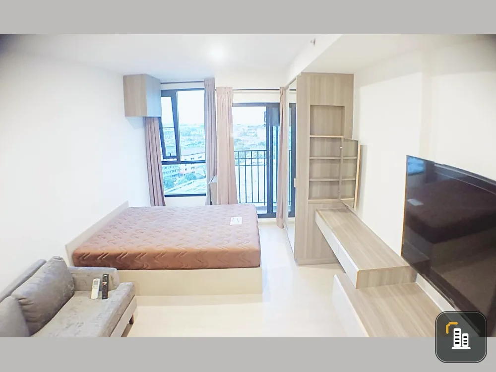 Condo for sale, Knightsbridge Phaholyothin-Interchange, good condition room, open view, clear view, overlooking Don Mueang Airport.