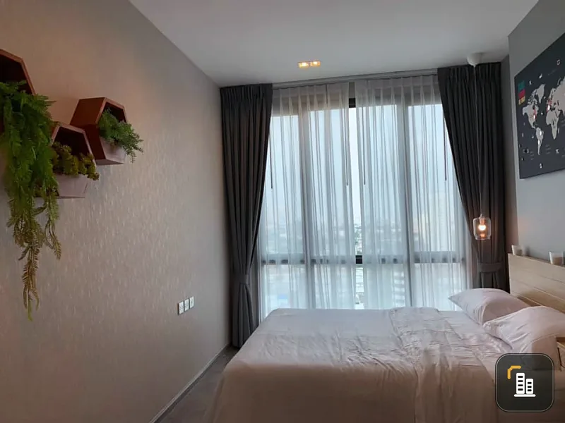 Beautifully decorated room, ready to be located on the location of the connection Whizdom Avenue Ratchada-Ladprao, near the mall, next to the MRT, rent it now!!