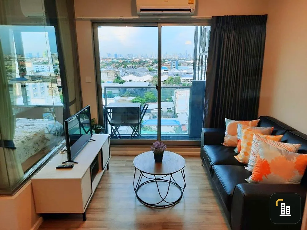 For rent, East 2 Rama 2, Building B, 12th floor, spacious room, fully furnished, ready to move in. Book now, don't wait.