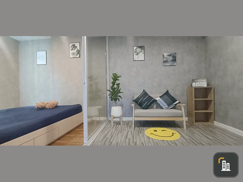 For sale, rent, JW Condo @ Donmuang, with wallpaper for the whole room, fully furnished, ready to move in, come in at a low price, book now.