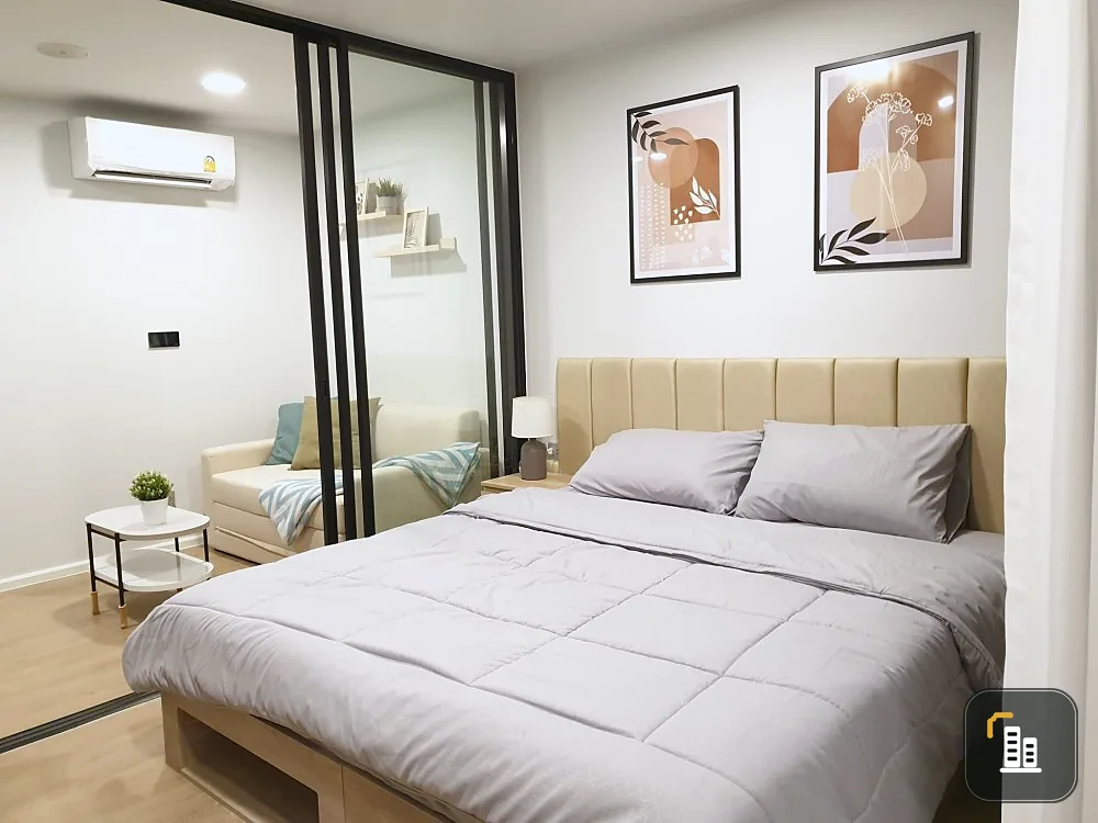 For rent, KAVE TU Building A, 8th floor, beautiful room, fully furnished, ready to move in. Let me tell you that you don't miss it. Book now. Hurry up