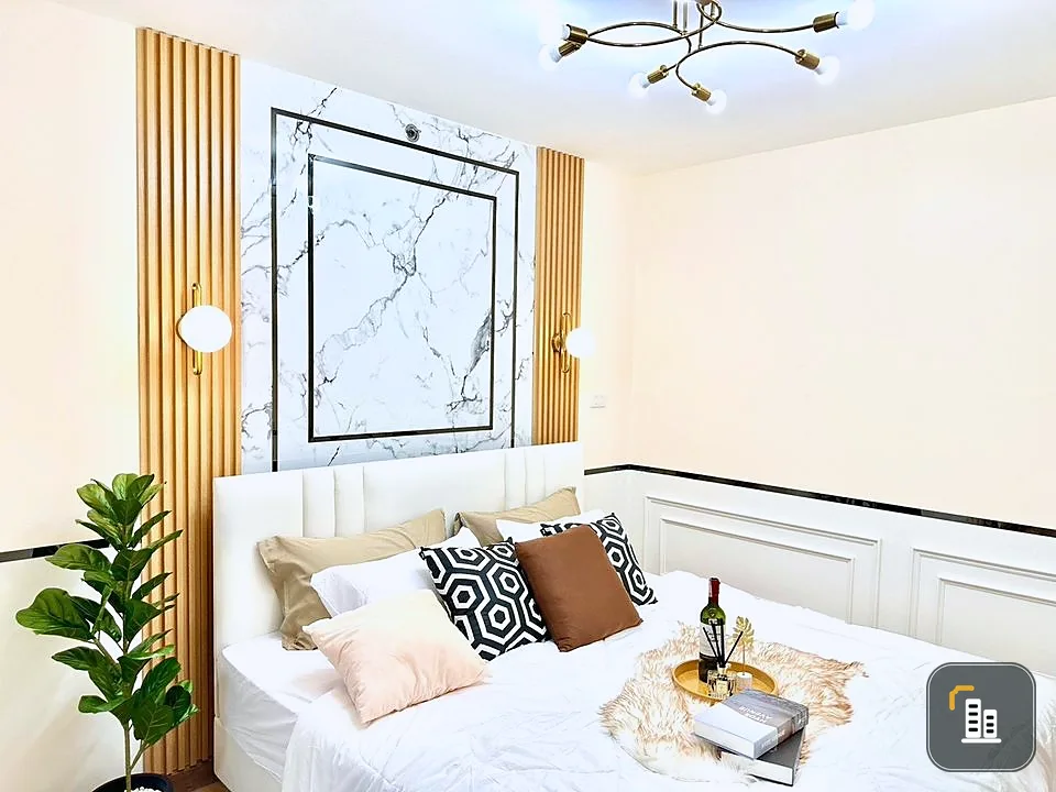 Condo for sale, Supalai Park, Tiwanon Intersection, nice room, decorated in bright colors, fully furnished, great price, don't miss it