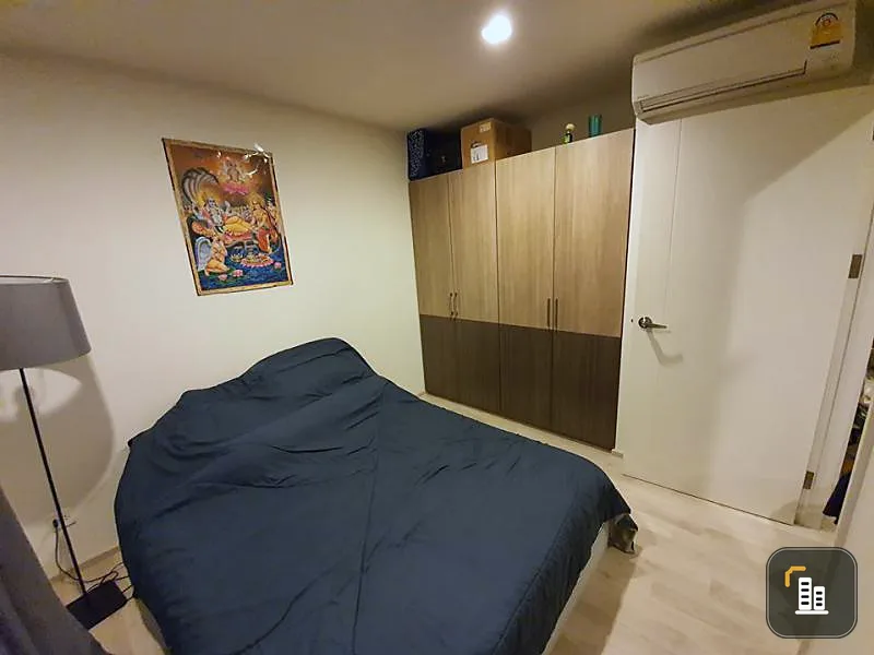 For Sale Condo Chambers Chaan Ladprao-Wanghin The bedroom is not attached to the kitchen/bathroom, good feng shui, ready to move in.