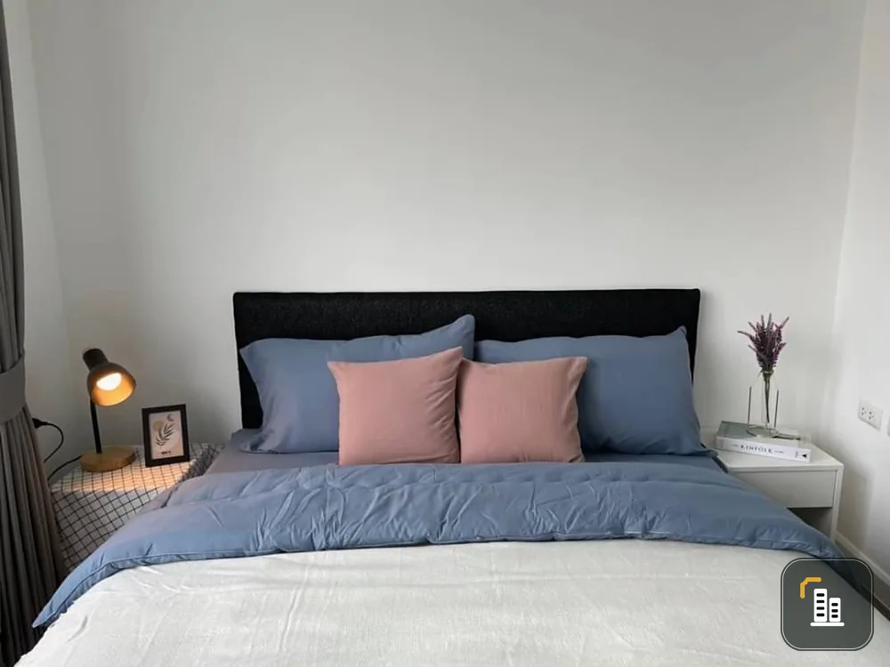 For Rent Icondo Salaya Cute room decoration, bright colors, fully furnished, good price, open room, not hot, hurry to book